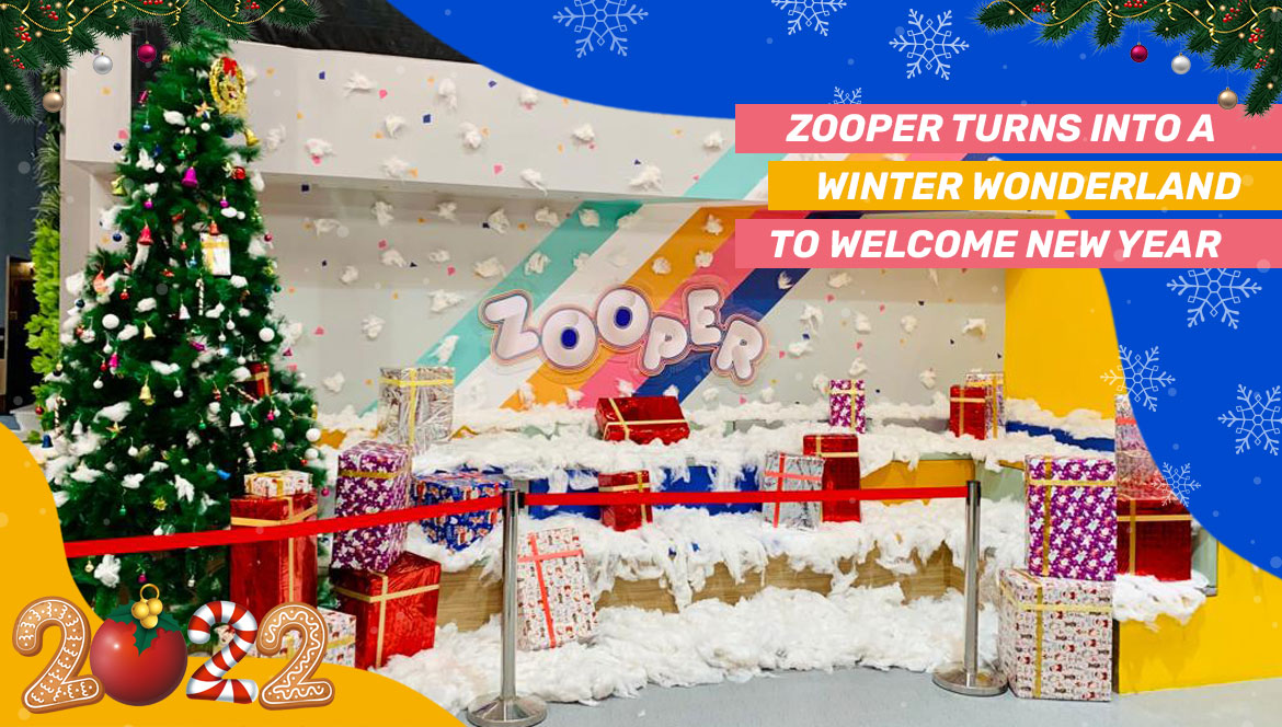 ZOOPER TURNS INTO A WINTER WONDERLAND TO WELCOME THE NEW YEAR